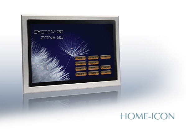 Futronix Home-Icon touchscreen the central controller for large lighting projects
